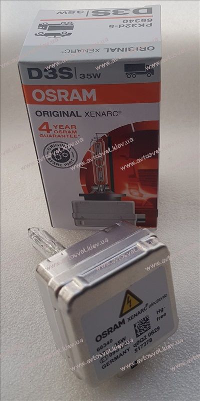 Лампа ксенонова Osram Original Xenarc D3S 35W 66340