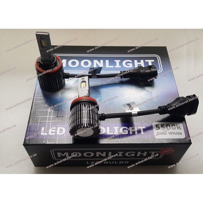 Світлодіодні лампи MOONLIGHT H11 ПТФ, 20 Вт, 5500°К, LED-лампи