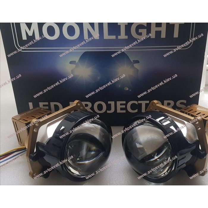 Світлодіодні Bi-Led лінзи Moonlight TL-1 5500К 3.0 дюйма